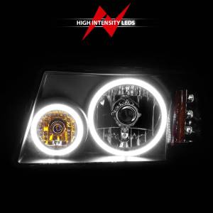 Anzo USA - 111152 | Anzo USA Crystal Headlights w/ RX Halo Black 1 pc (2001-2011 Ranger) - Image 5