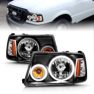 Anzo USA - 111152 | Anzo USA Crystal Headlights w/ RX Halo Black 1 pc (2001-2011 Ranger) - Image 6