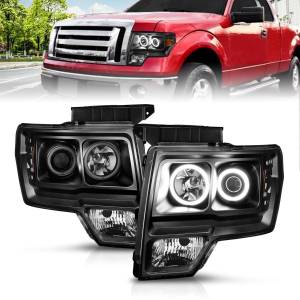 Anzo USA - 111161 | Anzo USA Projector Headlights w/ RX Halo Black (2009-2014 F150 Pickup) - Image 6