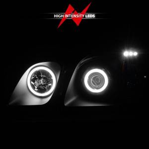 Anzo USA - 111170 | Anzo USA Projector Headlights w/ RX Halo Black (1998-2007 LX470) - Image 5