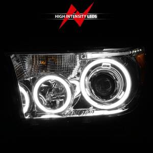 Anzo USA - 111173 | Anzo USA Projector Headlights w/ RX Halo Chrome (2007-2013 Tundra | 2008-2017 Sequoia) - Image 5