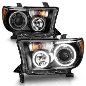 Anzo USA - 111174 | Anzo USA Projector Headlights w/ RX Halo Black (2007-2013 Tundra | 2008-2017 Sequoia) - Image 2