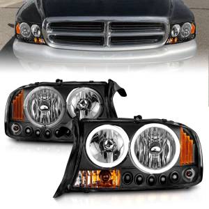 Anzo USA - 111194 | Anzo USA Projector Headlights w/ Halo Black 1 pc (1997-2004 Dakota | 1998-2003 Durango) - Image 6