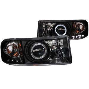 Anzo USA - 111196 | Anzo USA Projector Headlights w/ Halo Black (1994-2001 Ram 1500 | 1994-2002 Ram 2500, 3500) - Image 2