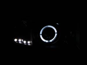 Anzo USA - 111196 | Anzo USA Projector Headlights w/ Halo Black (1994-2001 Ram 1500 | 1994-2002 Ram 2500, 3500) - Image 3