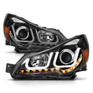 Anzo USA - 111285 | Anzo USA Projector Headlights w/ U-Bar Black (2010-2023 Outback, Legacy) - Image 2