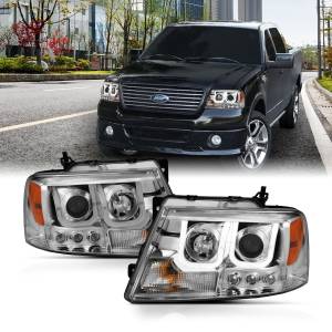 Anzo USA - 111287 | Anzo USA Projector Headlights w/ U-Bar Chrome (2004-2008 F150 | 2006-2008 Mark LT) - Image 6