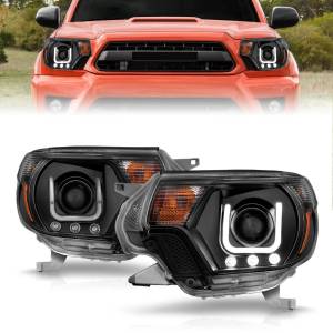 Anzo USA - 111290 | Anzo USA Projector Headlights w/ U-Bar Black (2012-2015 Tacoma) - Image 6