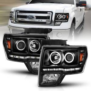 Anzo USA - 111298 | Anzo USA Projector Headlights w/ RX Halo Black (2009-2014 F150) - Image 6
