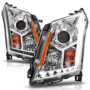 Anzo USA - 111307 | Anzo USA Projector Headlights w/ Plank Style Chrome (2010-2016 SRX) - Image 2