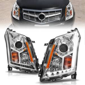 Anzo USA - 111307 | Anzo USA Projector Headlights w/ Plank Style Chrome (2010-2016 SRX) - Image 6