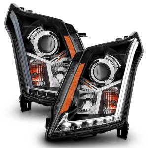 111308 | Anzo USA Projector Headlights w/ Plank Style Black (2010-2016 SRX)