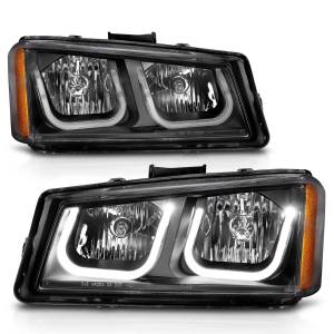 Anzo USA - 111312 | Anzo USA Projector Headlights w/ U-Bar Black (2003-2006 Avalanche | 2003-2006 Silverado 1500, 2500 HD, 3500 HD) - Image 2