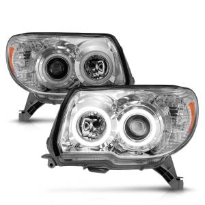 Anzo USA - 111321 | Anzo USA Projector Headlights w/ Halo Chrome (2006-2009 4 Runner) - Image 2