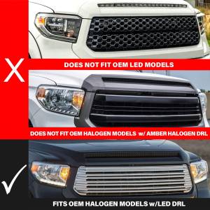 Anzo USA - 111327 | Anzo USA Projector Headlights w/ U-Bar Chrome w/ DRL (2014-2021 Tundra) - Image 6