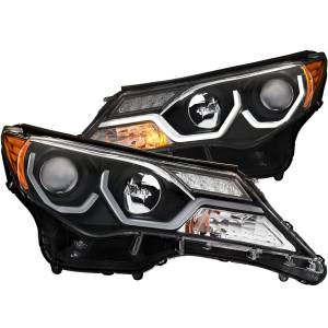 Anzo USA - 111332 | Anzo USA Projector Headlights w/ Plank Style Black (2013-2015 Rav4) - Image 2