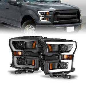 Anzo USA - 111347 | Anzo USA Projector Headlights Plank Style Black (2015-2017 F150 Pickup) - Image 6