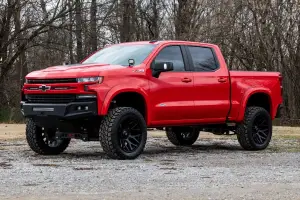 Rough Country - S-C12210 | Rough Country Sport Fender Flares For Chevy Silverado 1500 2WD/4WD (2019-2025) | Flat Black - Image 4