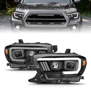 Anzo USA - 111377 | Anzo USA Projector Headlights Plank Style Black (2016-2023 Tacoma) - Image 7