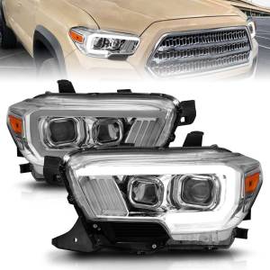 Anzo USA - 111378 | Anzo USA Projector Headlights Plank Style Chrome (2016-2023 Tacoma) - Image 6