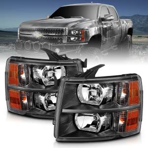 Anzo USA - 111393 | Anzo USA Crystal Headlights Black (2007-2013 Silverado 1500 | 2007-2014 Silverado 2500 HD, 3500 HD) - Image 5