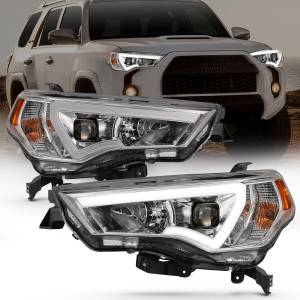 Anzo USA - 111417 | Anzo USA Projector Headlights Plank Style w/ Switchback Chrome (2014-2023 4 Runner) - Image 6