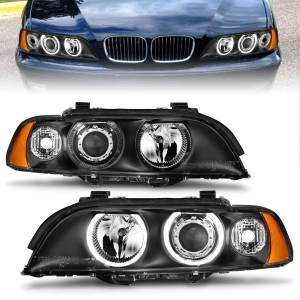 Anzo USA - 121017 | Anzo USA Projector Headlights w/ Halo Black (1997-2001 5 Series E39) - Image 6