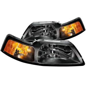 Anzo USA - 121040 | Anzo USA Crystal Headlights Black (1999-2004 Mustang) - Image 2