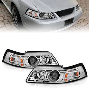 Anzo USA - 121043 | Anzo USA Projector Headlights Chrome (1999-2004 Mustang) - Image 5