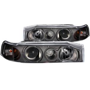 Anzo USA - 121048 | Anzo USA Projector Headlights w/ Halo Black 1pc (1990-1993 Accord) - Image 2