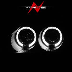 Anzo USA - 121057 | Anzo USA Projector Headlights w/ Halo Black (2002-2003 Civic) - Image 5