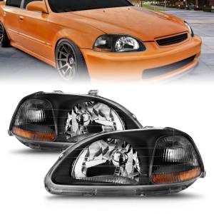 Anzo USA - 121067 | Anzo USA Crystal Headlights Black (1996-1998 Civic) - Image 5