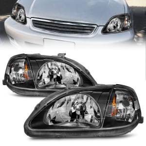 Anzo USA - 121070 | Anzo USA Crystal Headlights Black (1999-2000 Civic) - Image 5