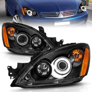 Anzo USA - 121102 | Anzo USA Projector Headlights w/ Halo Black (2004-2007 Lancer) - Image 6