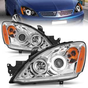 Anzo USA - 121103 | Anzo USA Projector Headlights w/ Halo Chrome (2004-2007 Lancer) - Image 6