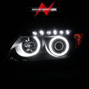 Anzo USA - 121119 | Anzo USA Projector Headlights w/ Halo Black (2005-2010 Scion TC) - Image 5