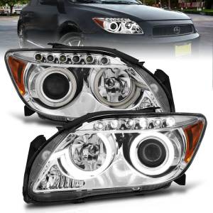 Anzo USA - 121120 | Anzo USA Projector Headlights w/ Halo Chrome (2005-2010 Scion TC) - Image 5