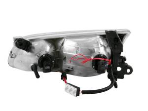 Anzo USA - 121123 | Anzo USA Crystal Headlights w/ Halo Black (2000-2001 Camry) - Image 1