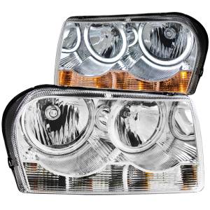 Anzo USA - 121137 | Anzo USA Crystal Headlights w/ Halo Chrome (2005-2010 300) - Image 1