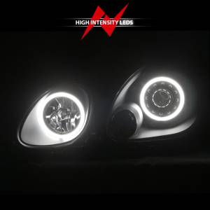 Anzo USA - 121144 | Anzo USA Projector Headlights w/ Halo Black (1998-2005 GS300, GS400, GS430) - Image 5