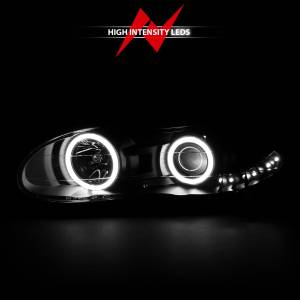 Anzo USA - 121160 | Anzo USA Projector Headlights w/ Halo Black (1998-2002 Camaro) - Image 5
