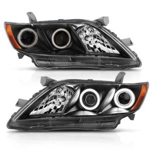 Anzo USA - 121181 | Anzo USA Projector Headlights w/ Halo Black (2007-2009 Camry) - Image 2