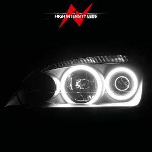 Anzo USA - 121198 | Anzo USA Projector Headlights w/ Halo Black (2005-2007 Ford Focus) - Image 5