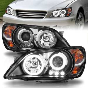 Anzo USA - 121199 | Anzo USA Projector Headlights w/ Halo Black (2001-2005 IS300) - Image 6