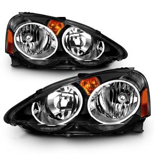 Anzo USA - 121209 | Anzo USA Crystal Headlights Black (2002-2004 RSX) - Image 1