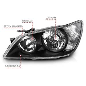 Anzo USA - 121210 | Anzo USA Crystal Headlights Black (2001-2005 IS300) - Image 4