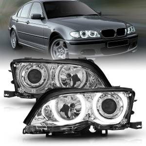 Anzo USA - 121212 | Anzo USA Projector Headlights w/ Halo Chrome (2002-2005 3 Series E46) - Image 5