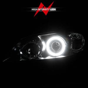 Anzo USA - 121228 | Anzo USA Projector Headlights w/ Halo Black (2004-2008 3 4 Door) - Image 5