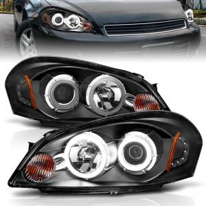Anzo USA - 121236 | Anzo USA Projector Headlights w/ Halo Black (2006-2013 Impala | 2006-2007 Monte Carlo) - Image 6