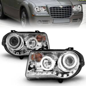 Anzo USA - 121250 | Anzo USA Projector Headlights w/ Halo Chrome (2005-2010 300C) - Image 6